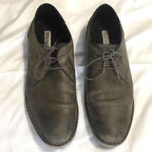 Steve Madden • Hasten Grey Leather Dress Shoes 12